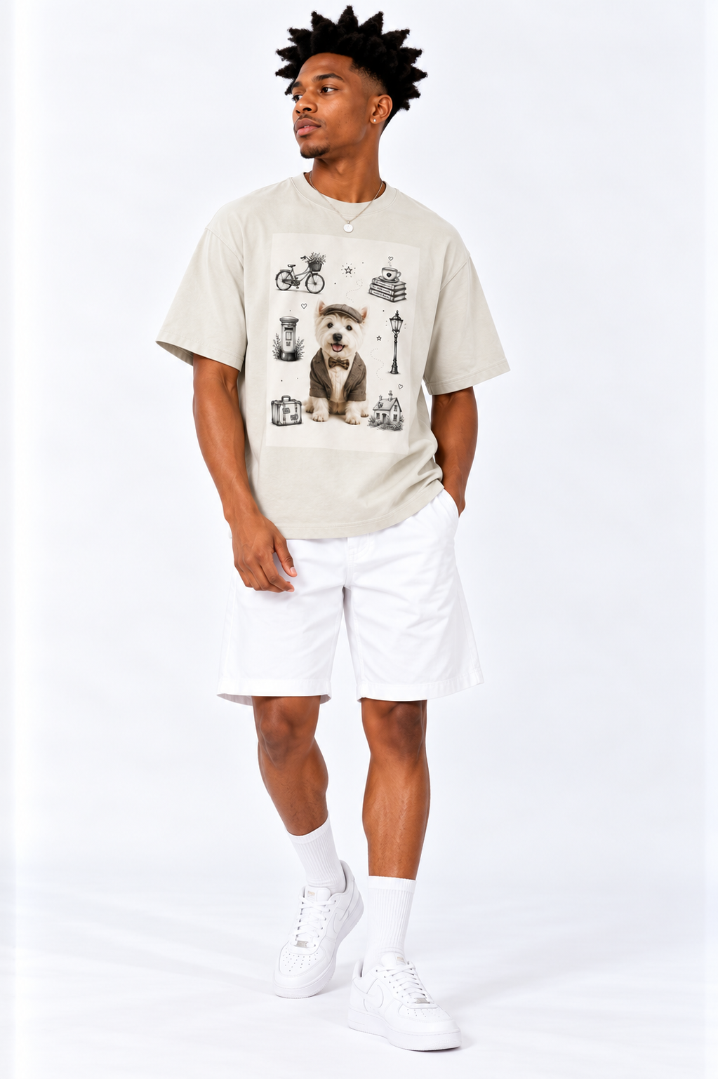 Heavyweight Loose Fit Cotton T-Shirt — Lavanzey Retro Casual Edit