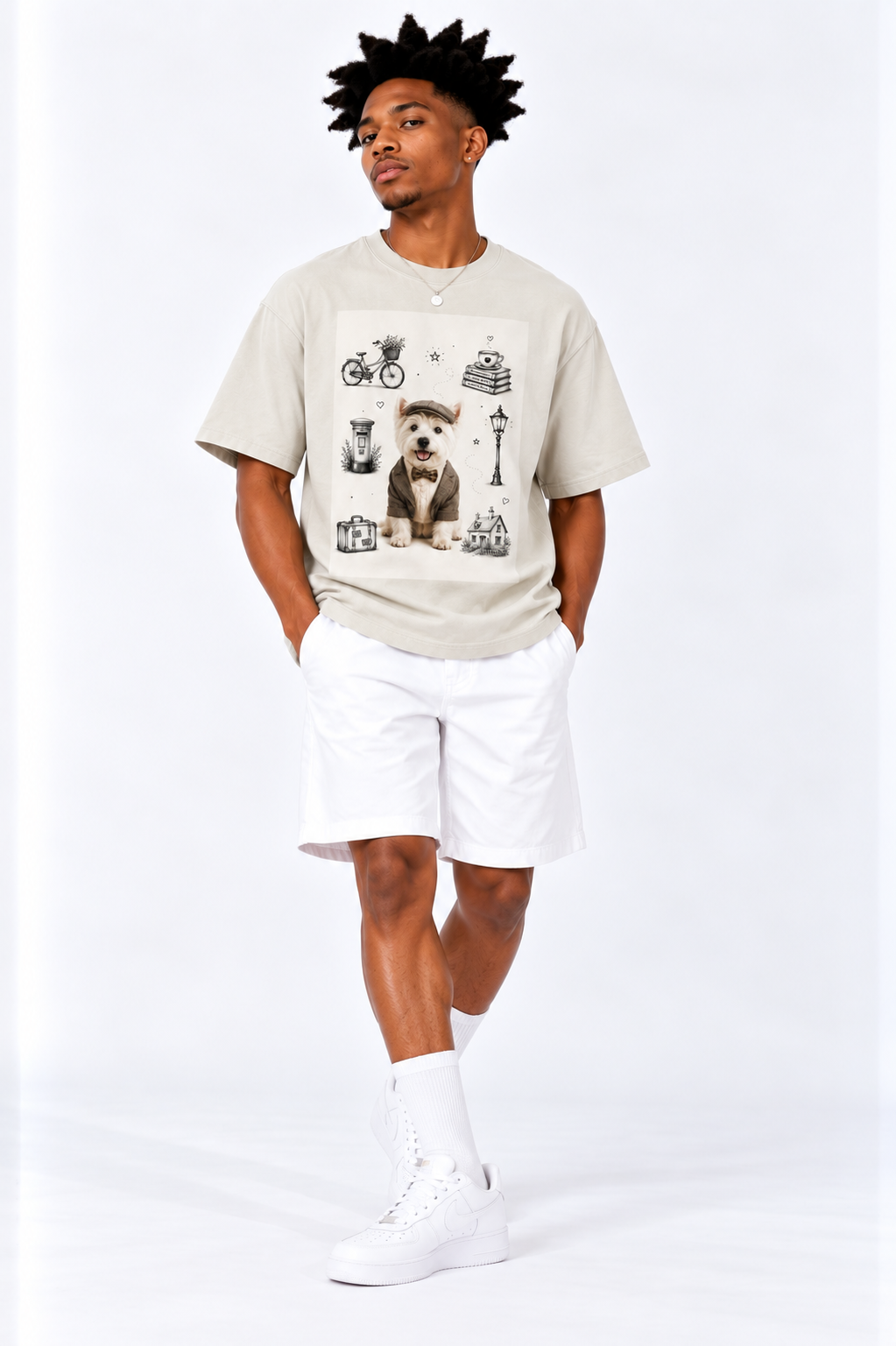 Heavyweight Loose Fit Cotton T-Shirt — Lavanzey Retro Casual Edit