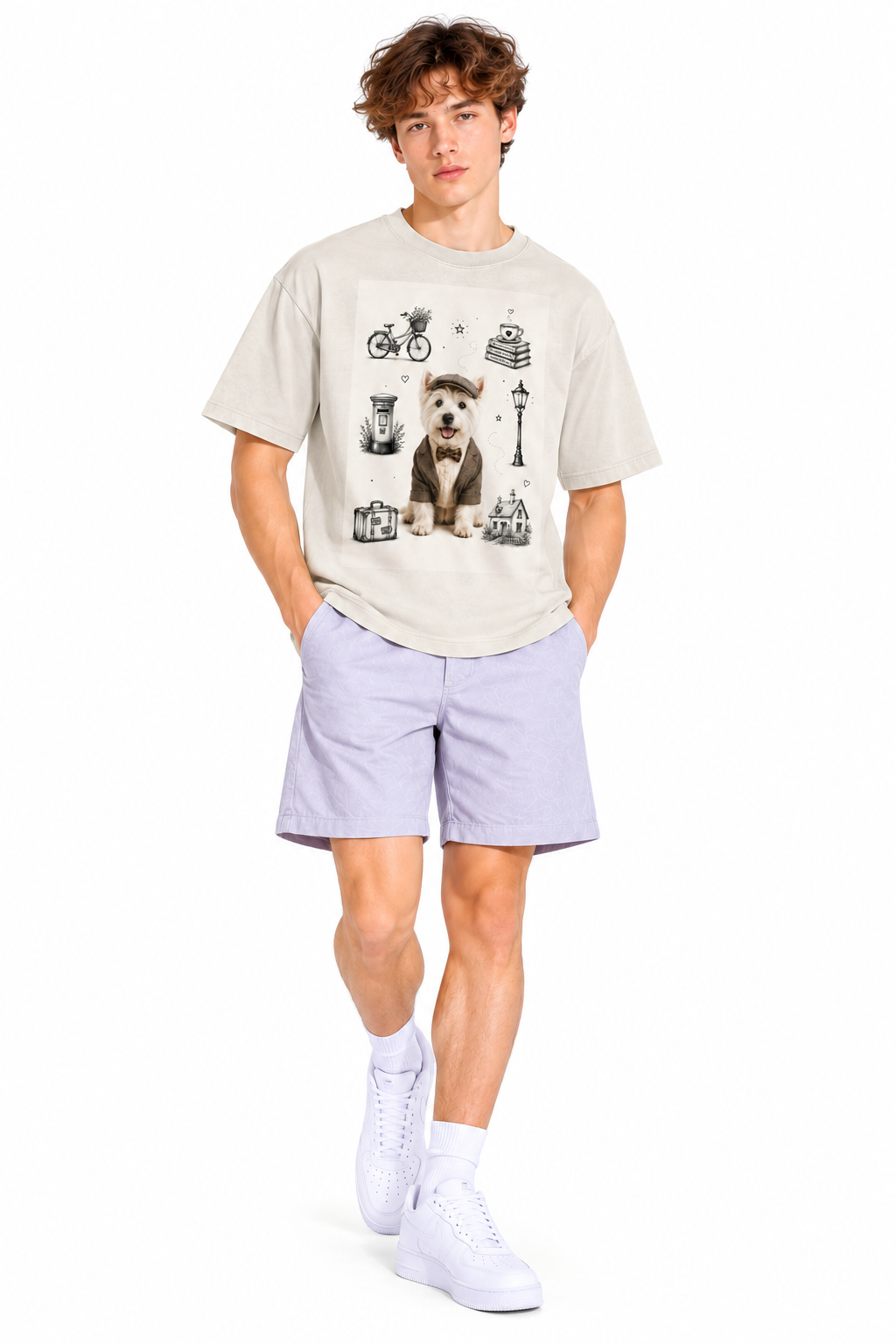 Heavyweight Loose Fit Cotton T-Shirt — Lavanzey Retro Casual Edit