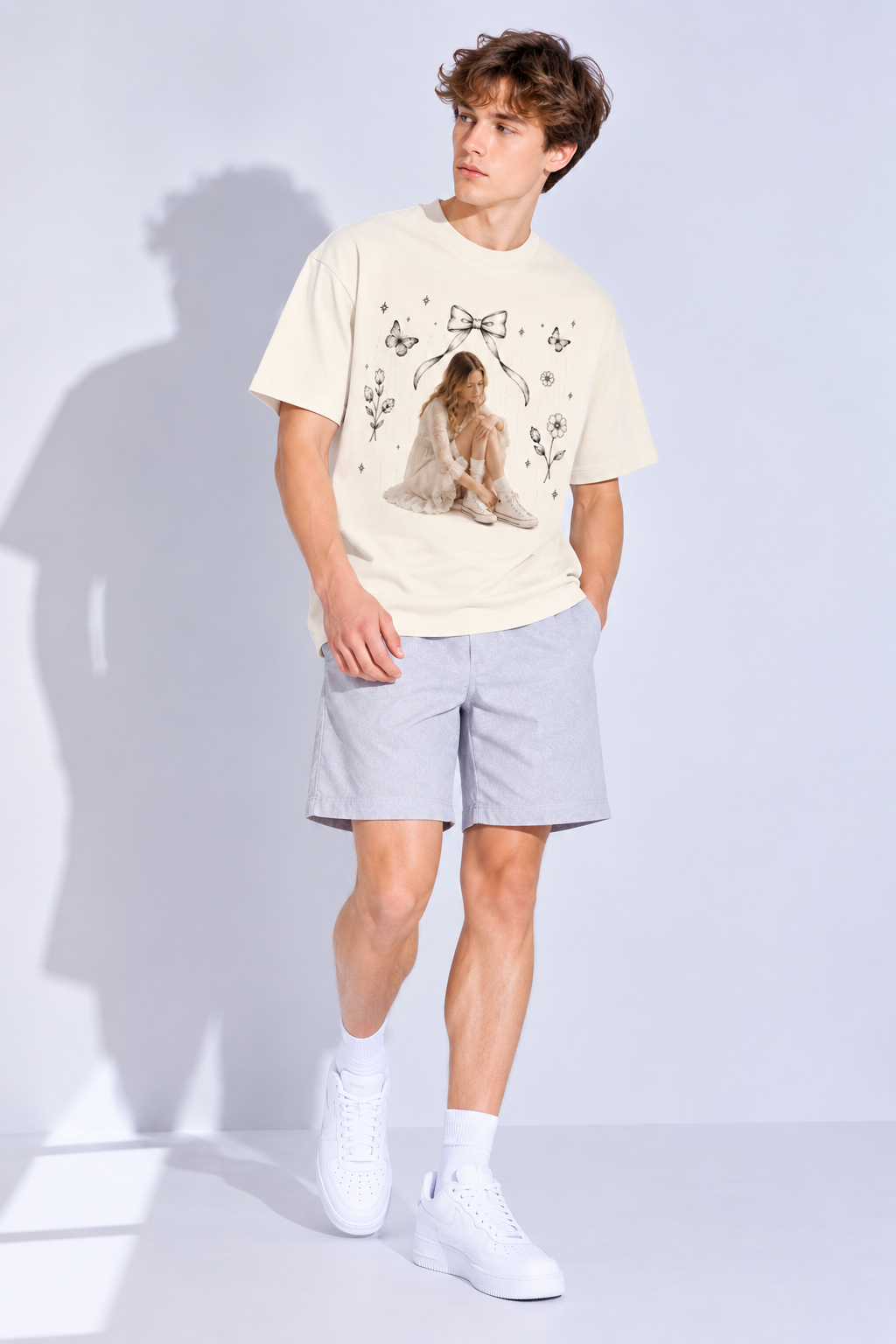 T-shirt ample oversize en coton — Édition sport rétro Lavanzey