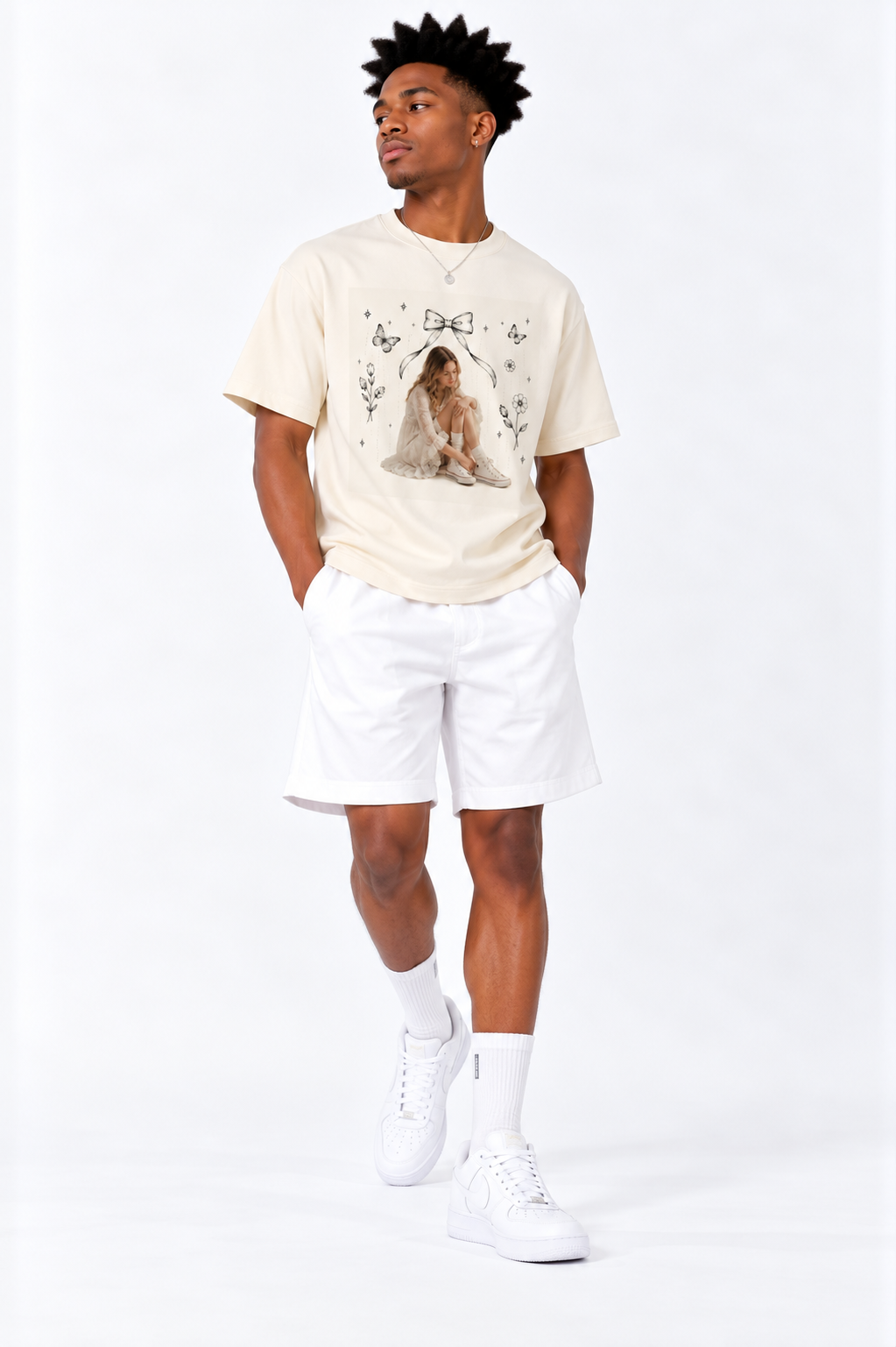 T-shirt ample oversize en coton — Édition sport rétro Lavanzey