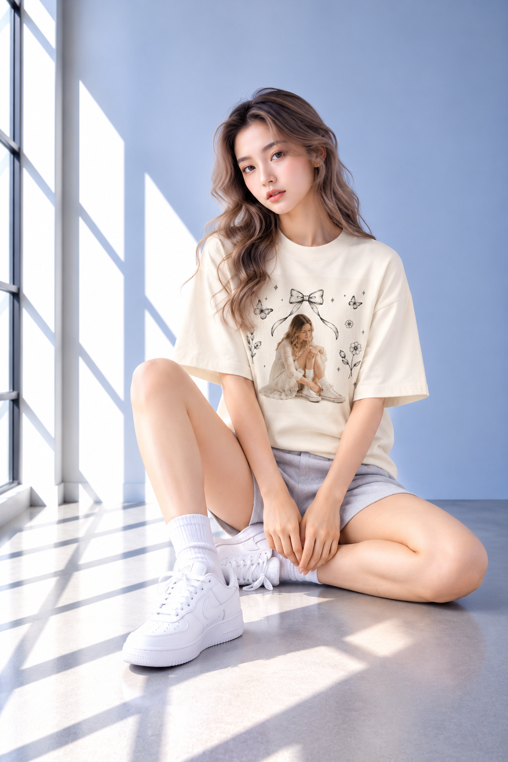 Boxy Oversized Cotton T-Shirt — Lavanzey Retro Sport Edit