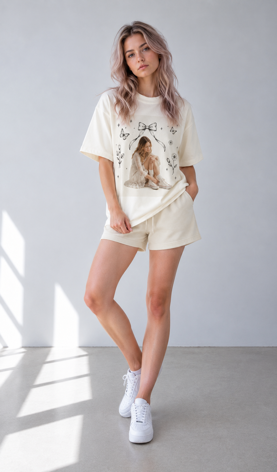 T-shirt ample oversize en coton — Édition sport rétro Lavanzey