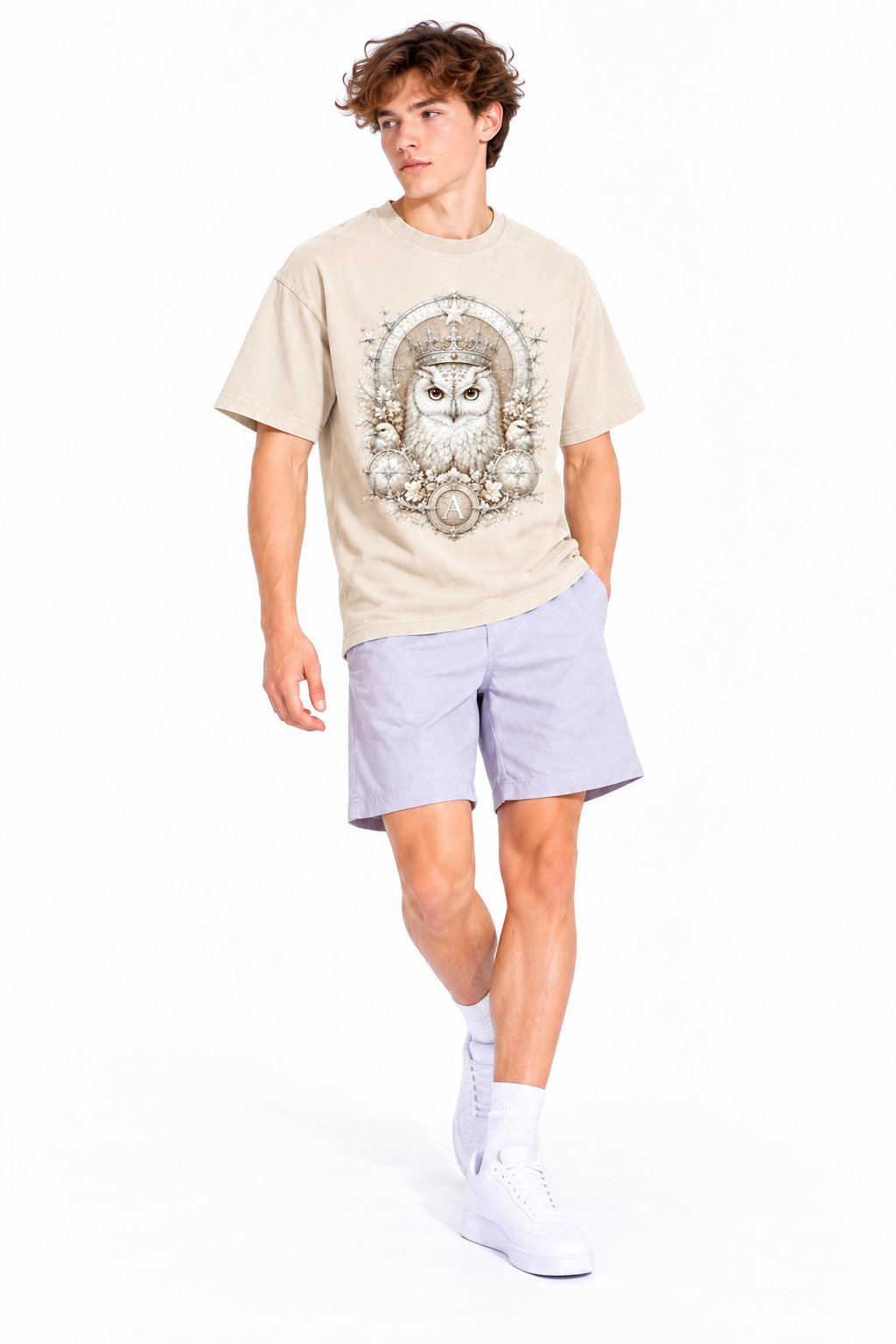 Leichtes Unisex-Oversize-T-Shirt — Lavanzey Retro Active Edit