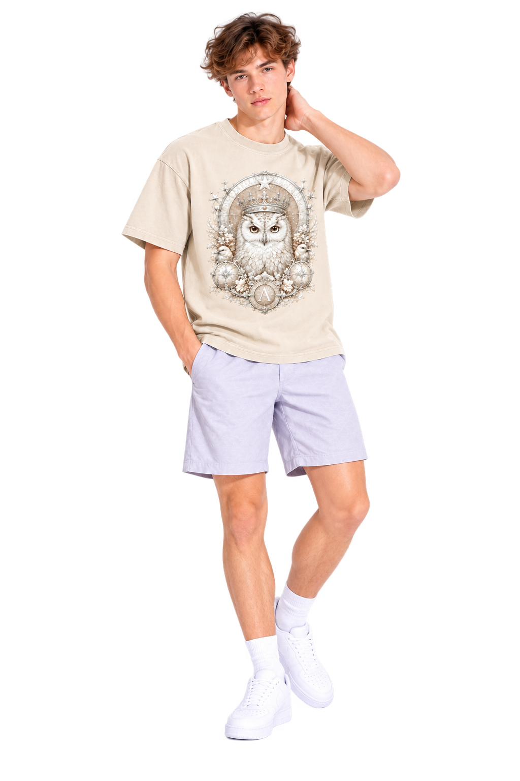 Leichtes Unisex-Oversize-T-Shirt — Lavanzey Retro Active Edit