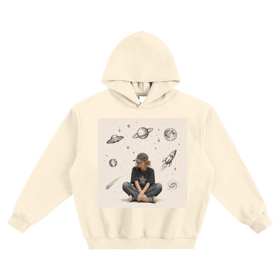 Fleeced Boxy Hoodie