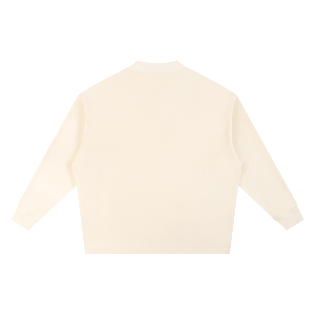 Sweat-shirt oversize unisexe à col rond — Collection Sport Rétro Lavanzey