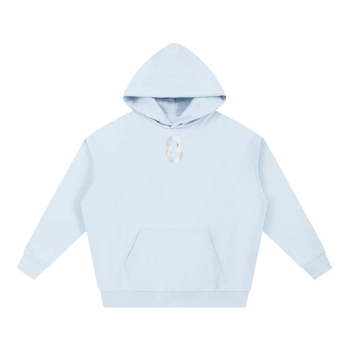 Blue Heavyweight Oversized Hoodie — Retro Weekend Streetwear