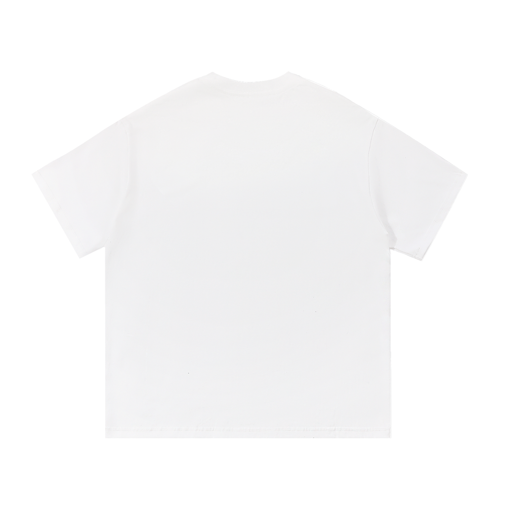 Retro Graphic Cotton T-Shirt — Unisex Loose-Fit Streetwear Tee