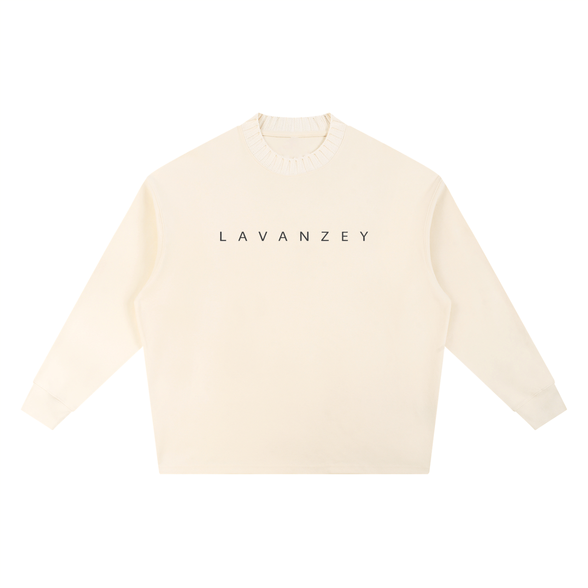 Sweat-shirt oversize unisexe à col rond — Collection Sport Rétro Lavanzey
