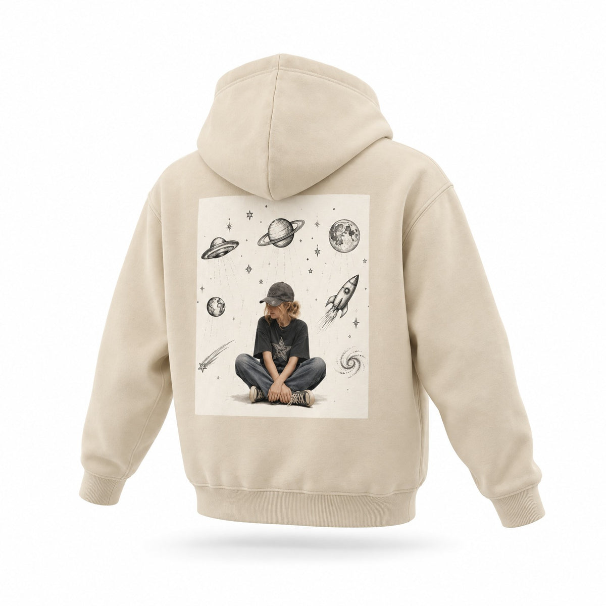 Schwerer Unisex-Hoodie — Oversize-Streetwear-Essential