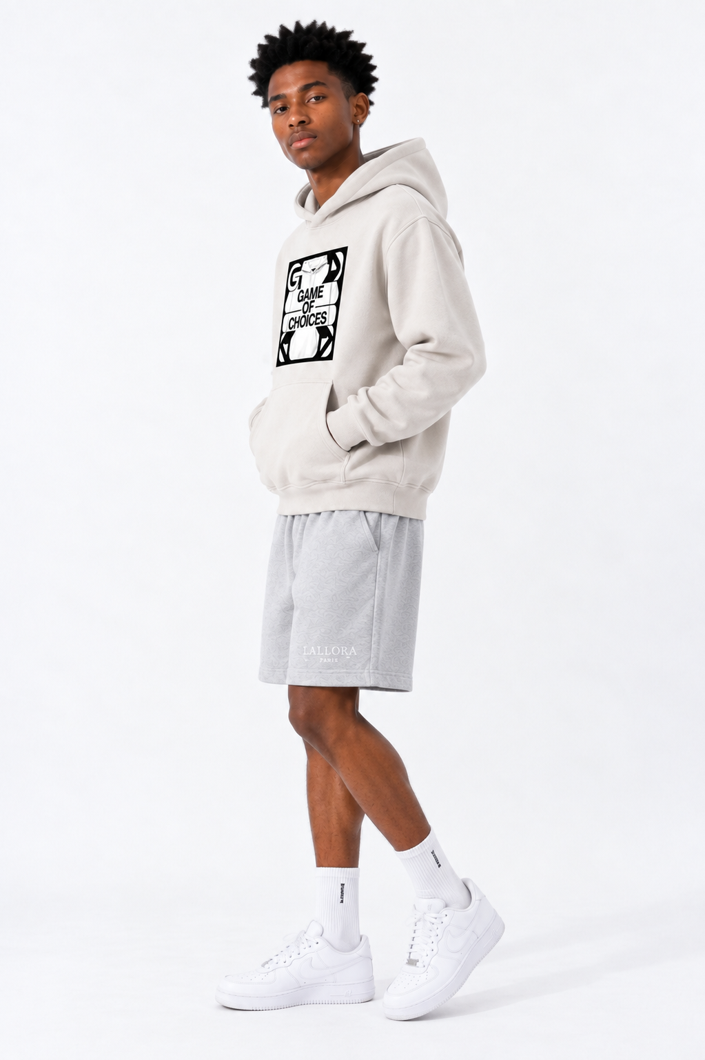 Sweat à capuche oversize en polaire effet délavé à la neige — Couche d'hiver abricot doux