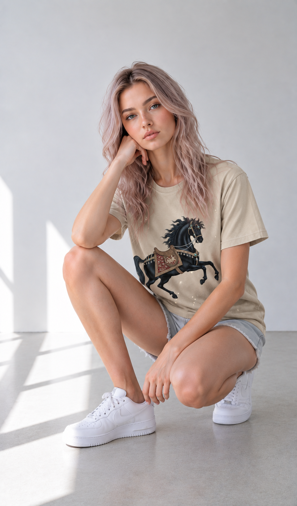 Hand-Frayed Paint Splatter T-Shirt — Sunfade Retro Streetwear