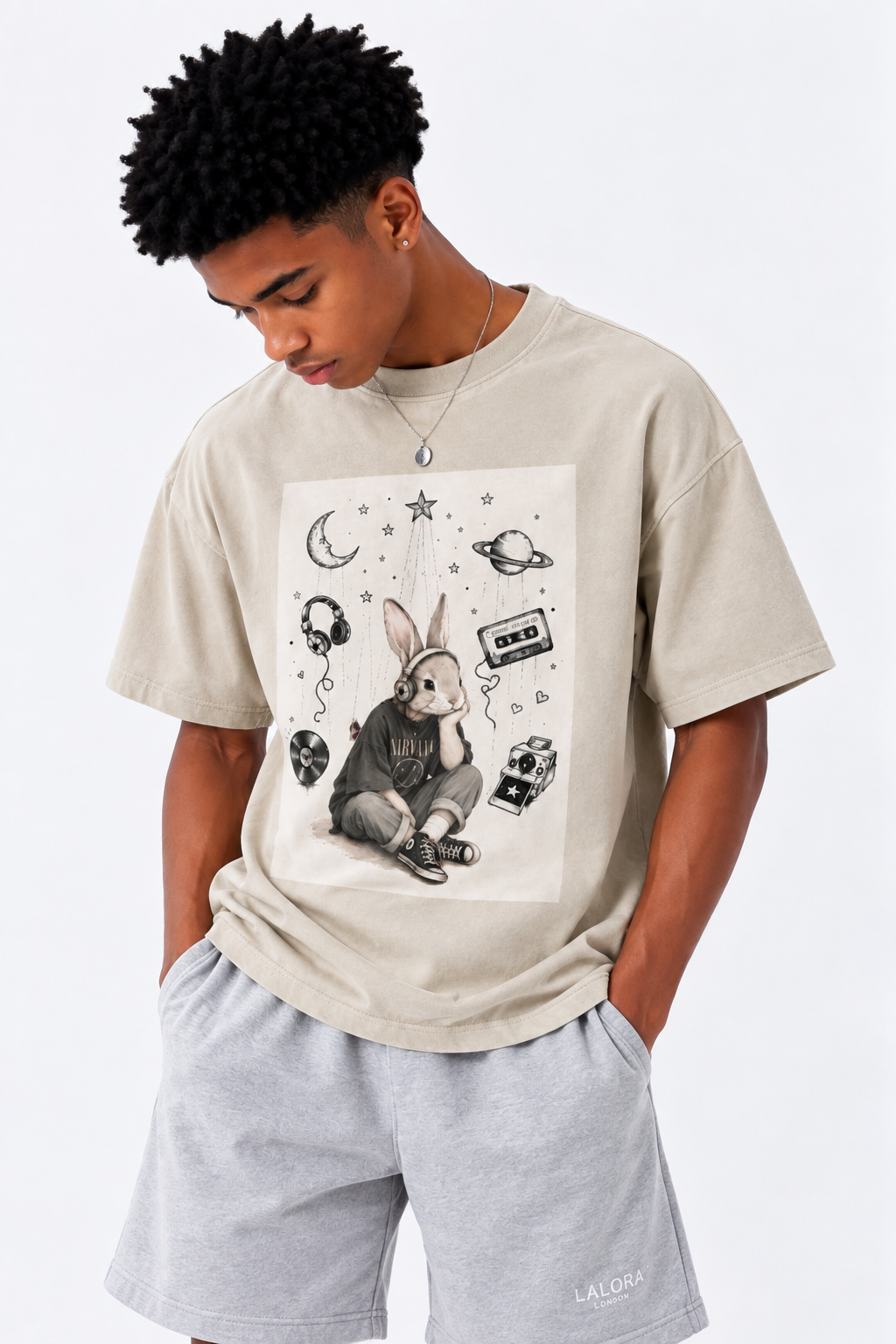 T-shirt unisexe en coton — Abricot Quotidien