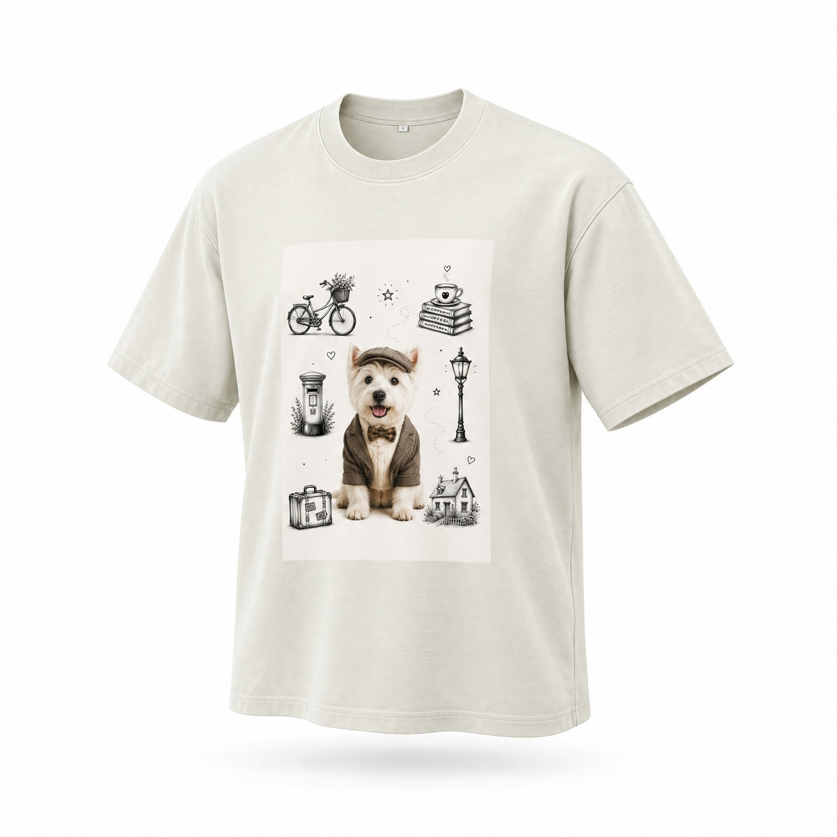 Heavyweight Loose Fit Cotton T-Shirt — Lavanzey Retro Casual Edit
