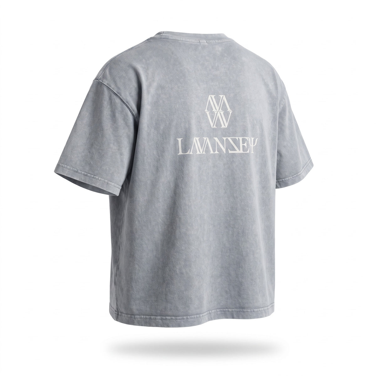 Light Gray Mineral Wash Boxy T-Shirt — Retro Streetwear Essential