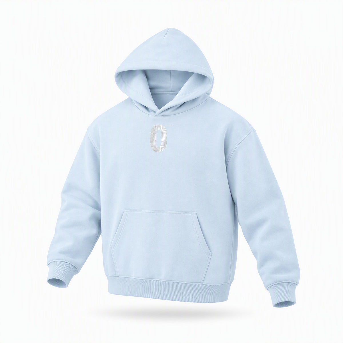 Blue Heavyweight Oversized Hoodie — Retro Weekend Streetwear