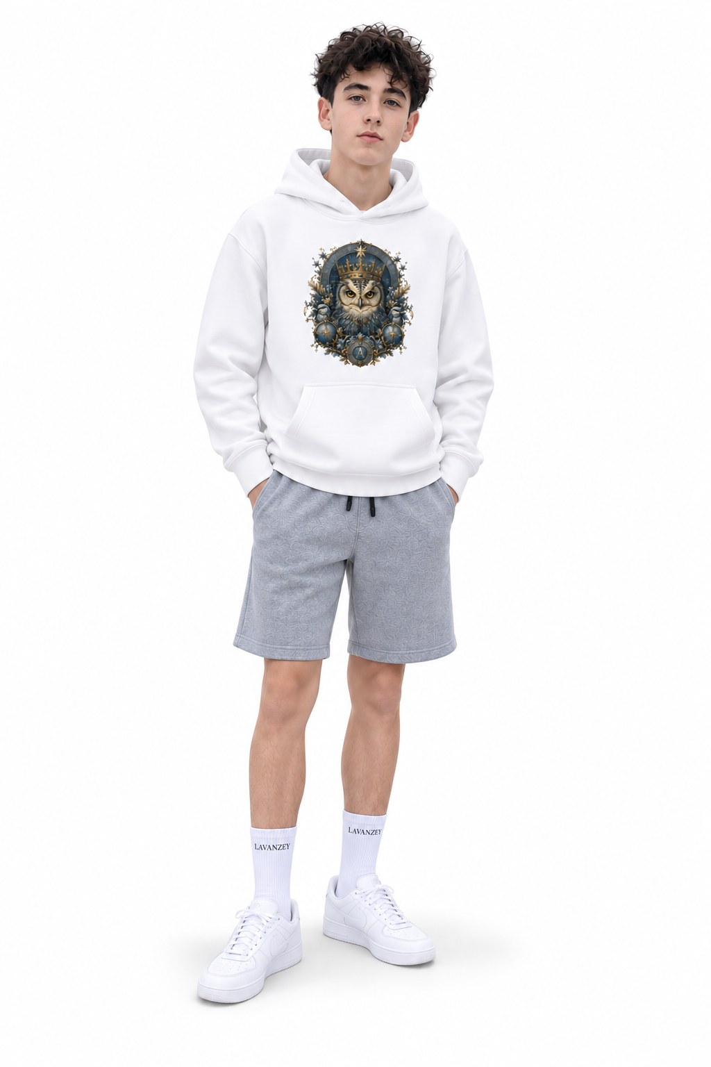 Heavyweight 430gsm Hoodie — Oversized Retro Streetwear for Gym & Weekend