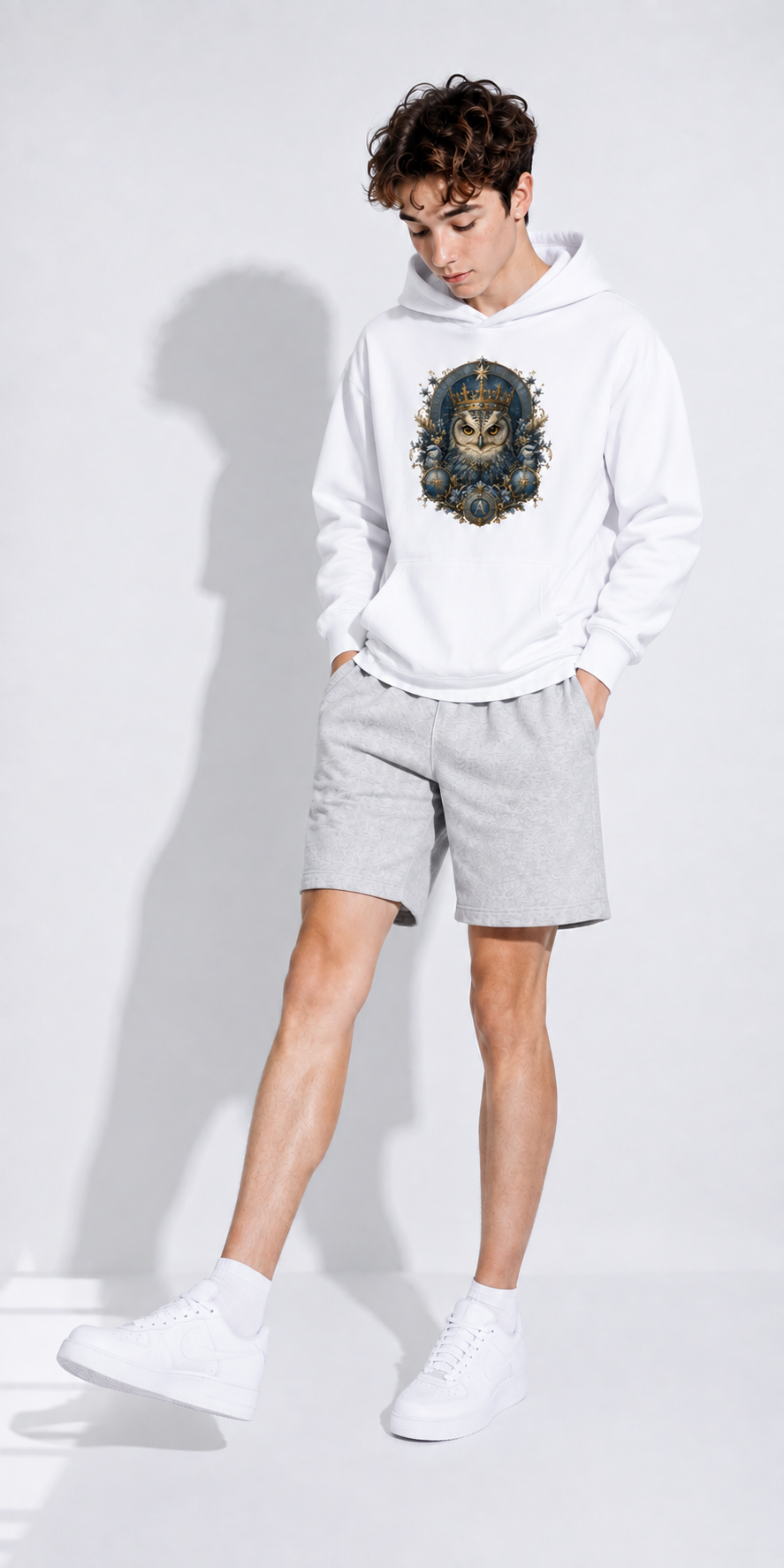 Heavyweight 430gsm Hoodie — Oversized Retro Streetwear for Gym & Weekend