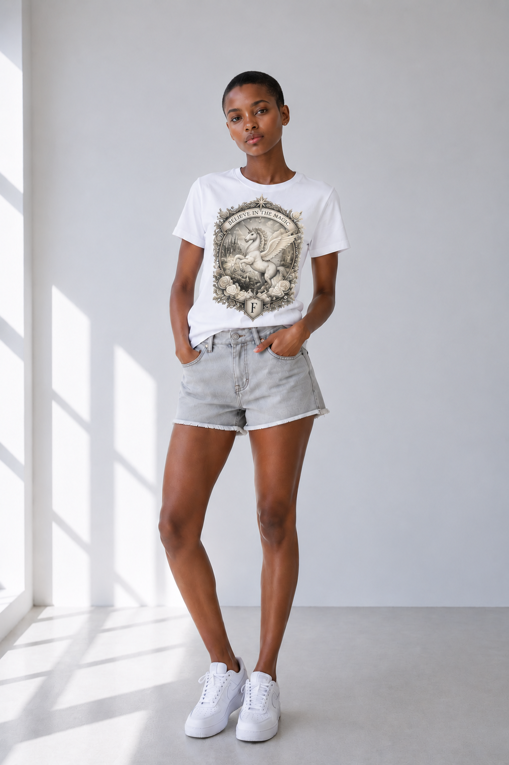 Retro Graphic Cotton T-Shirt — Unisex Loose-Fit Streetwear Tee