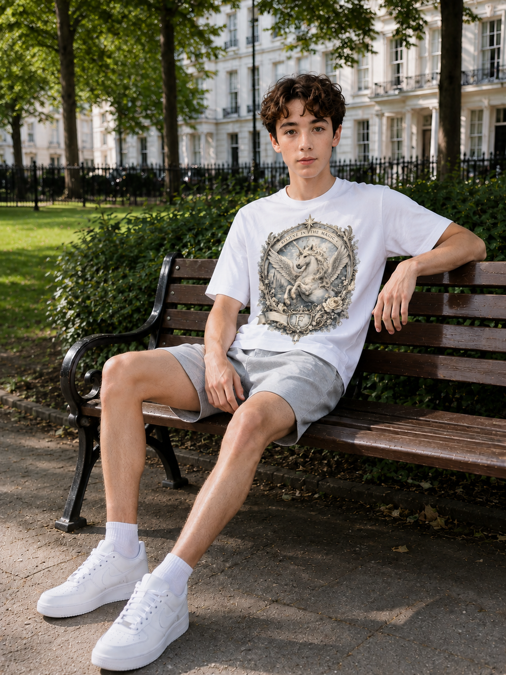 Retro Graphic Cotton T-Shirt — Unisex Loose-Fit Streetwear Tee