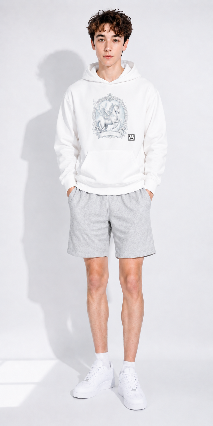 Oversized Fleece Hoodie — Retro Streetwear for Gym & Weekend