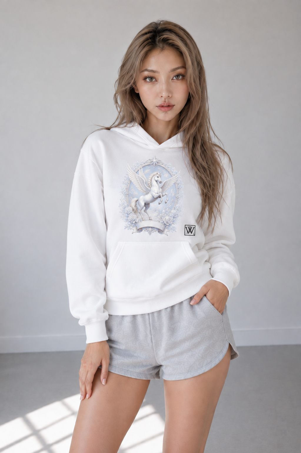 Oversized Fleece Hoodie — Retro Streetwear for Gym & Weekend