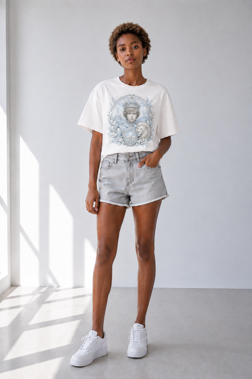 Heavyweight Boxy Oversized T-Shirt — Retro Streetwear for Gym & Weekend