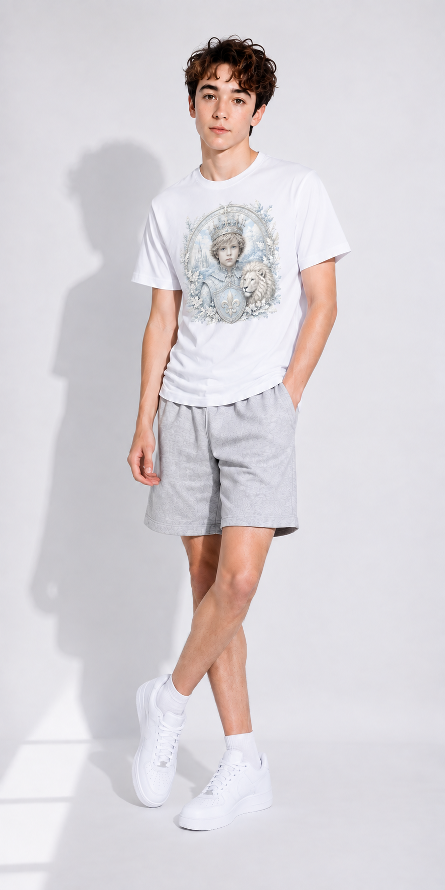 Oversized Cotton Longline T-Shirt — Retro Streetwear for Gym & Weekend