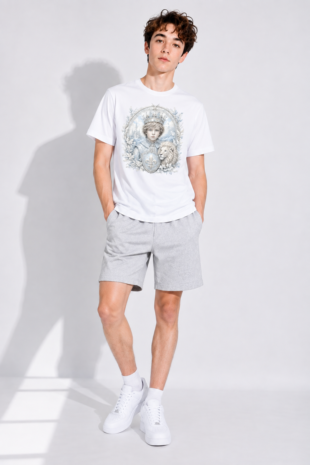Oversized Cotton Longline T-Shirt — Retro Streetwear for Gym & Weekend