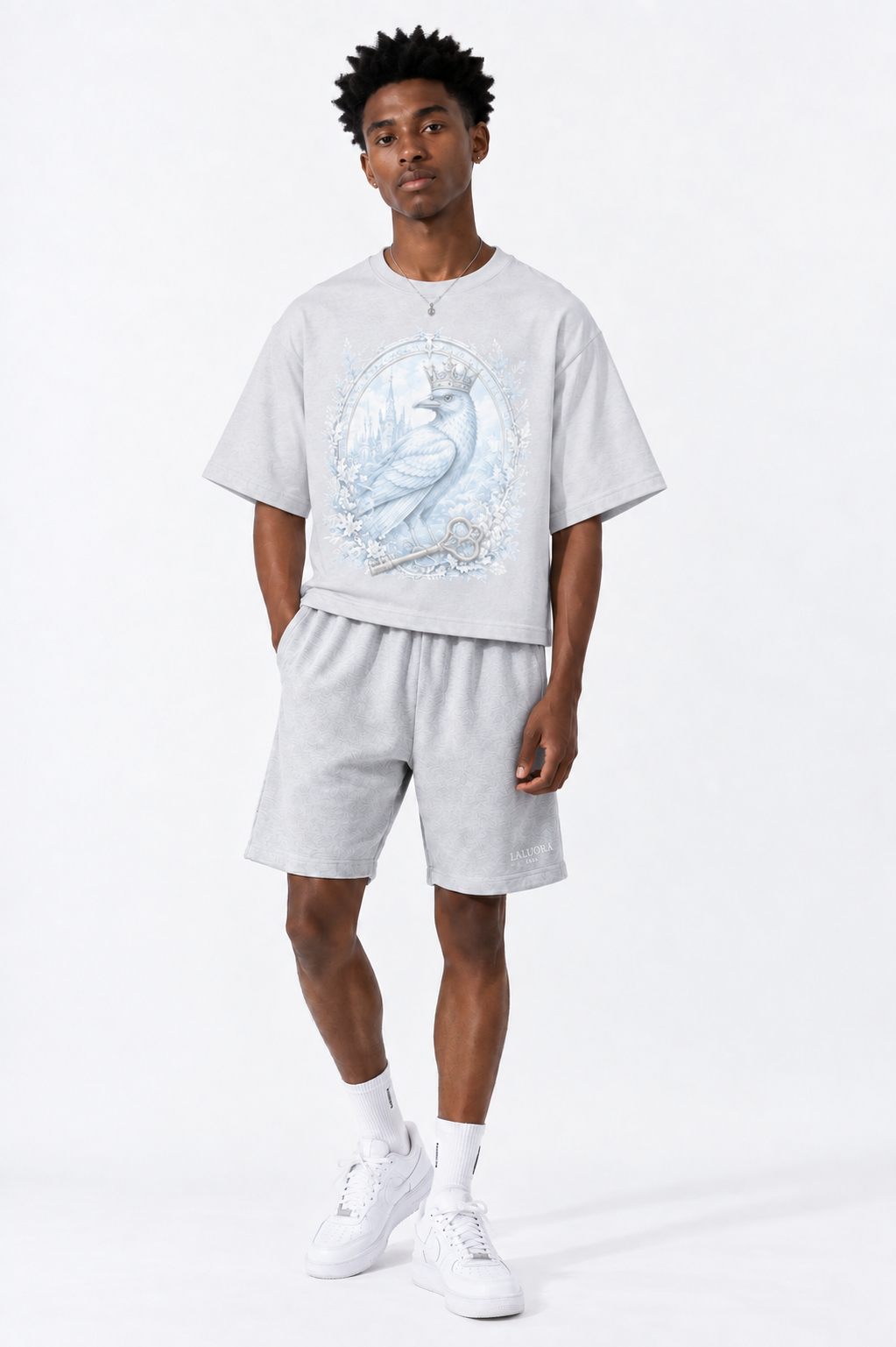 Loose Boxy Cotton Tee — Classic Retro Streetwear for Gym & Weekend