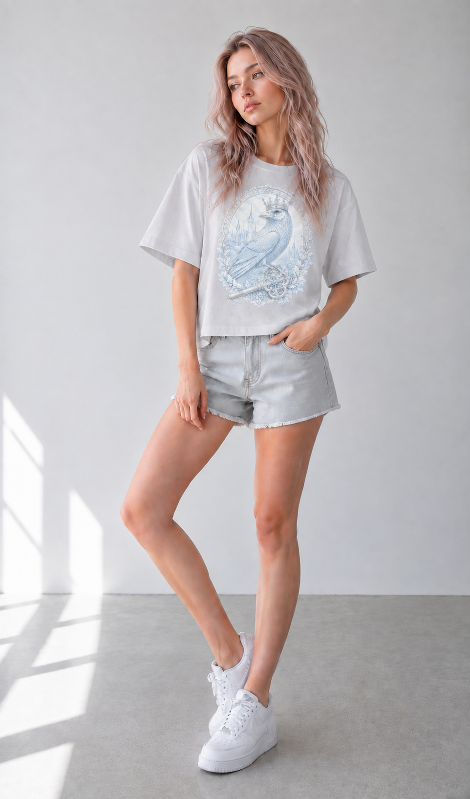 Loose Boxy Cotton Tee — Classic Retro Streetwear for Gym & Weekend