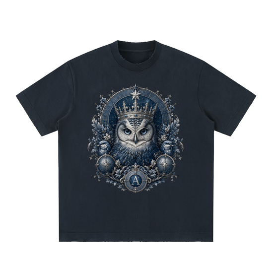Heavyweight Vintage Washed Frayed T-Shirt