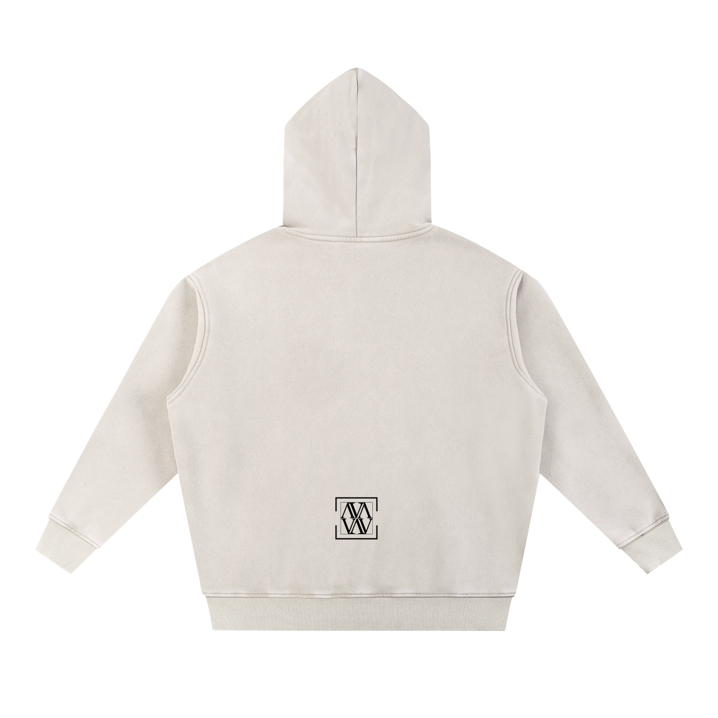 Snow Wash Fleece Oversize Hoodie
