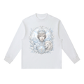 Long-Sleeve Crewneck Tee — Retro Sport Streetwear for Gym & Weekend